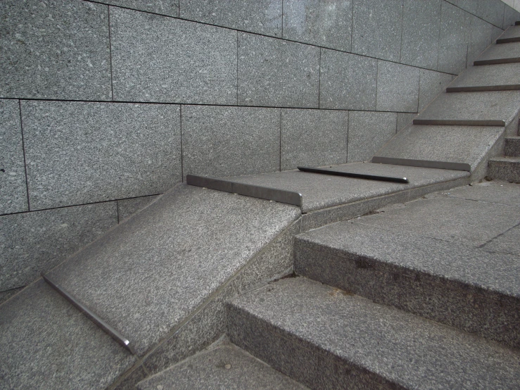 there is an image of a stair case