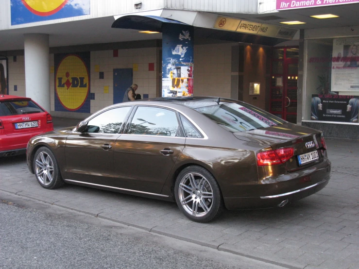 a car parked on the side of the road