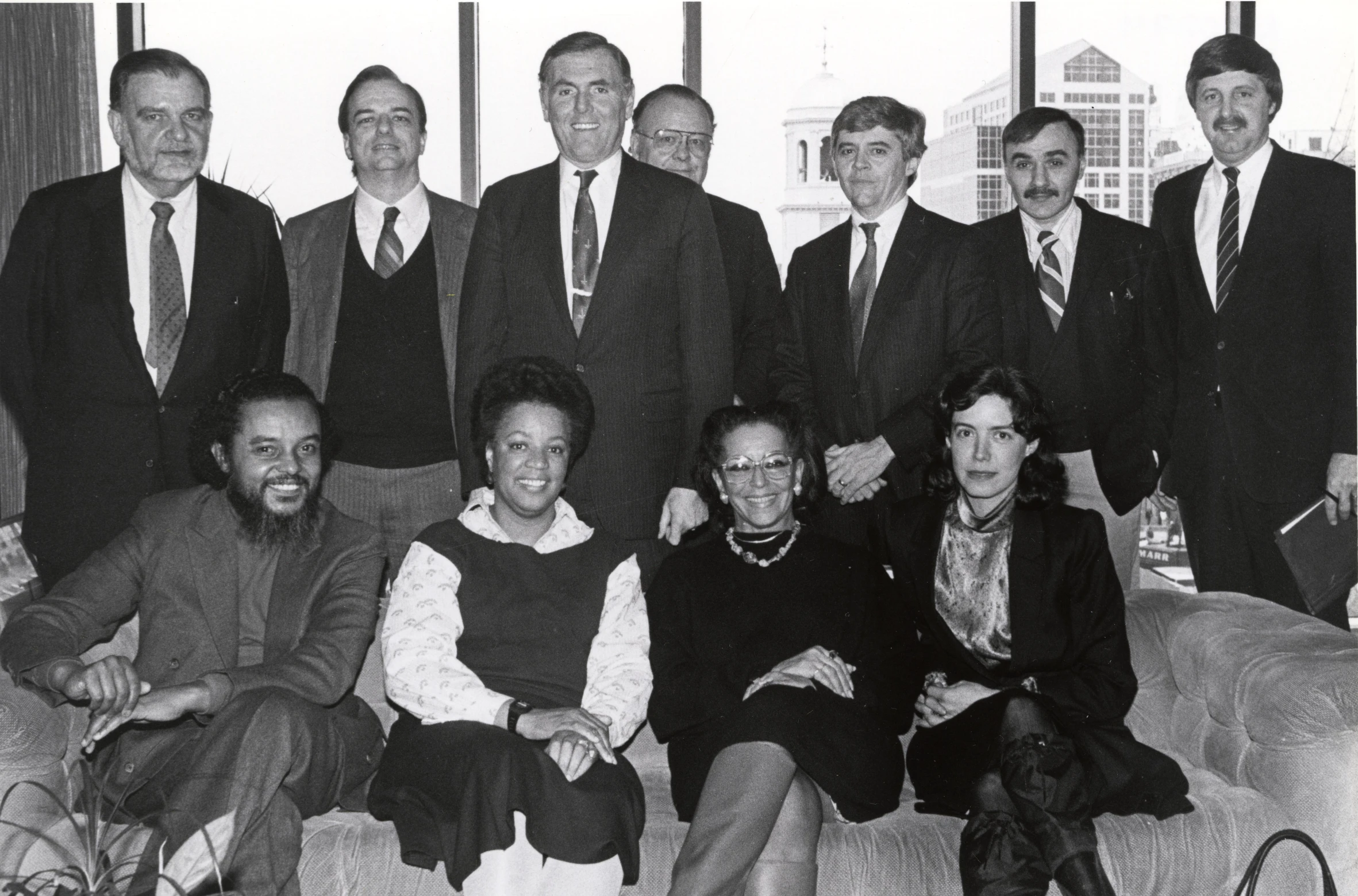 a group of people posing for a picture