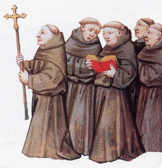 an illustration of people holding up a book