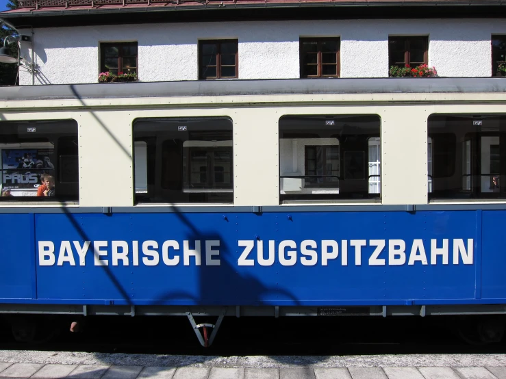 an open bus car for the bavarian transport