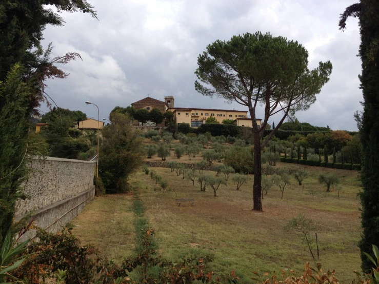 a house in the middle of the hills