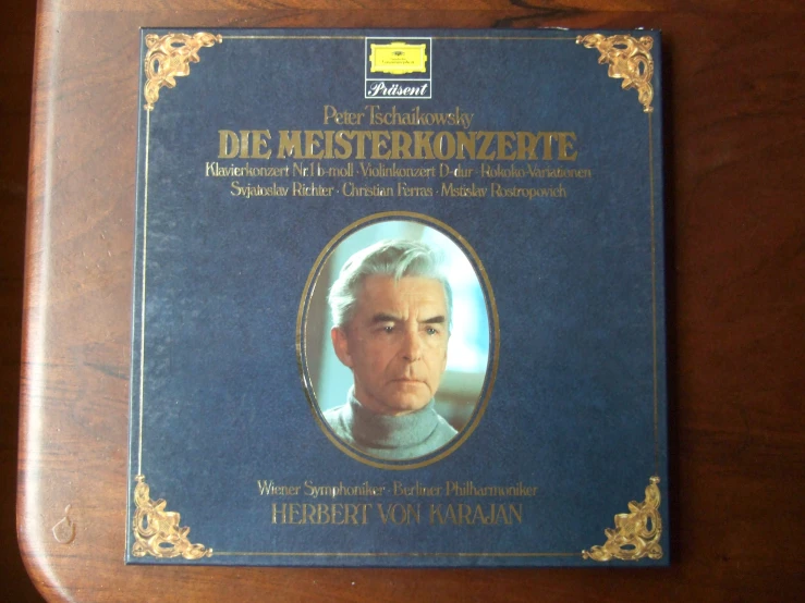 a cd with a portrait of a man