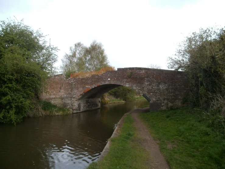 a bridge that is over some water