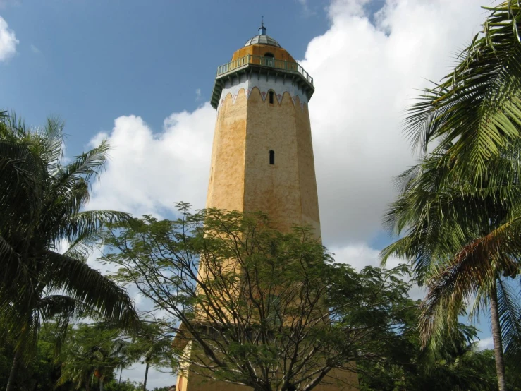 a large tall tower with a clock on top