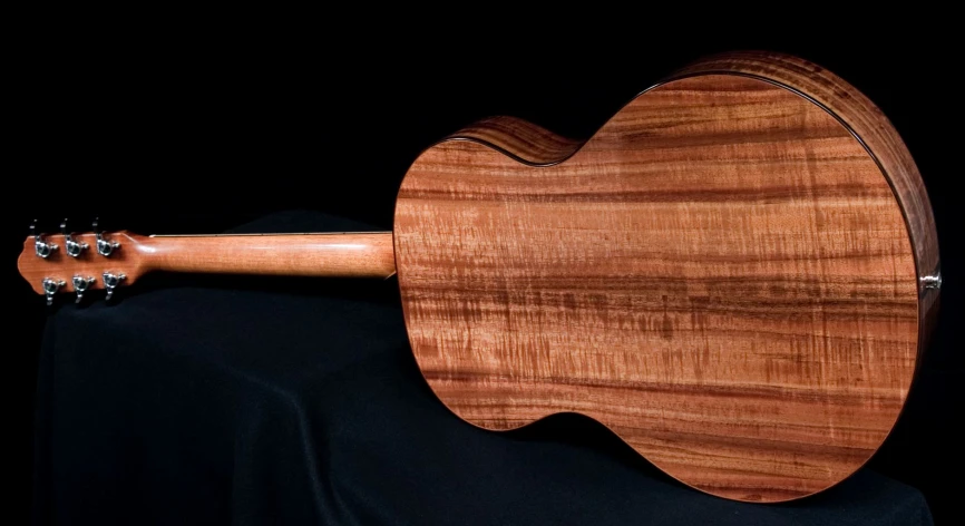 a beautiful ukulele guitar with an unusual design