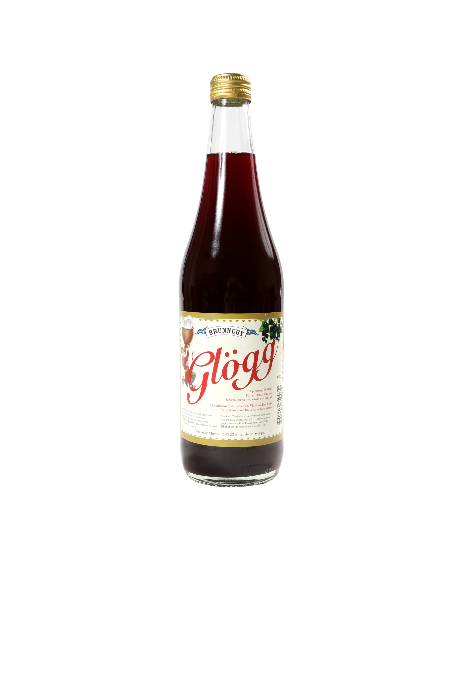 a bottle of giffyy on a white background