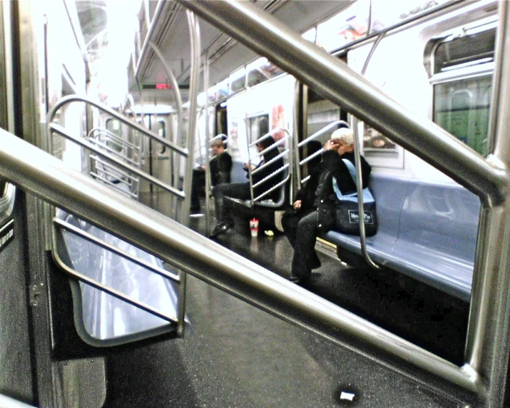 a group of people that are on some stairs