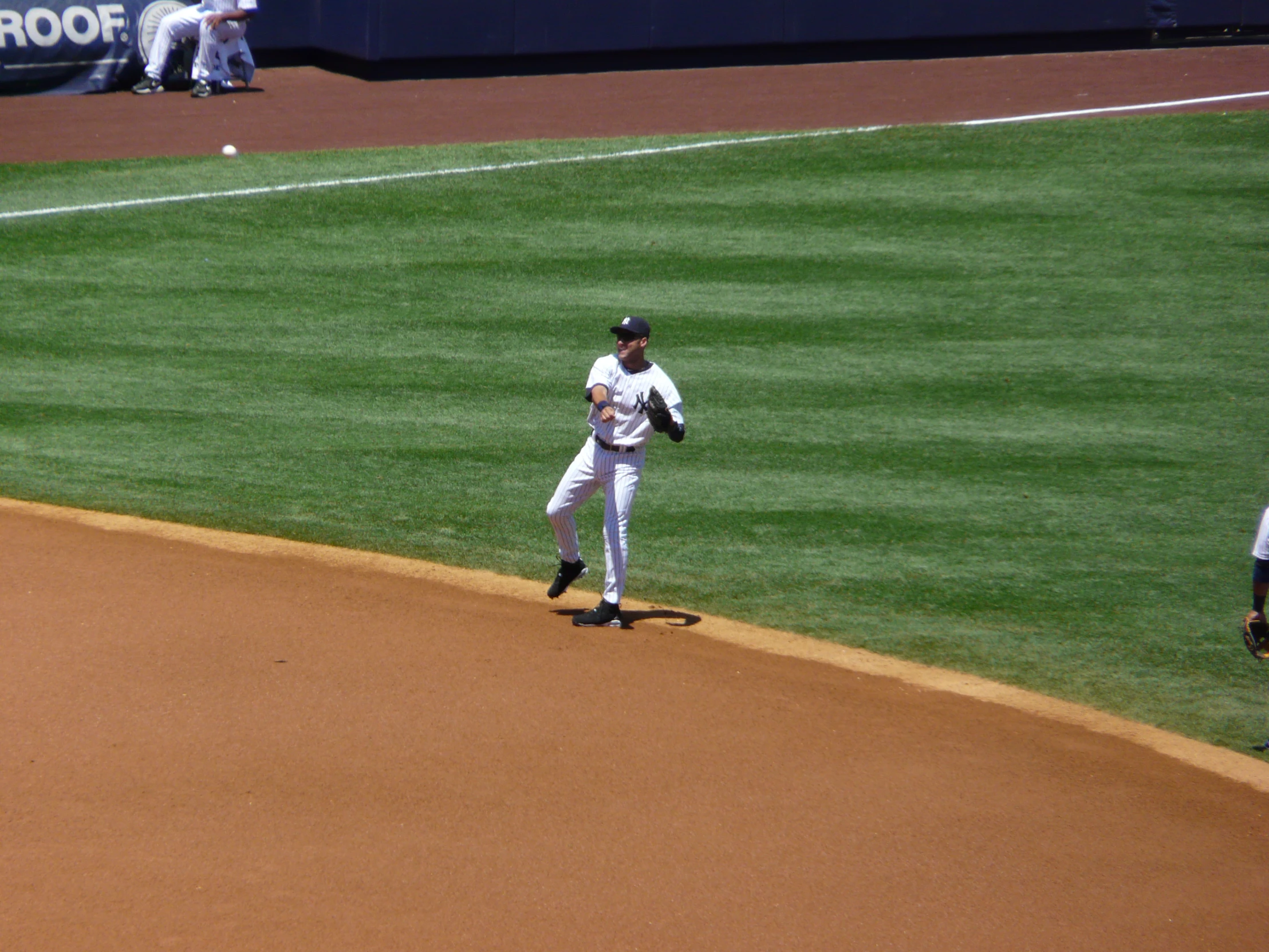 a baseball player is getting ready to throw the ball