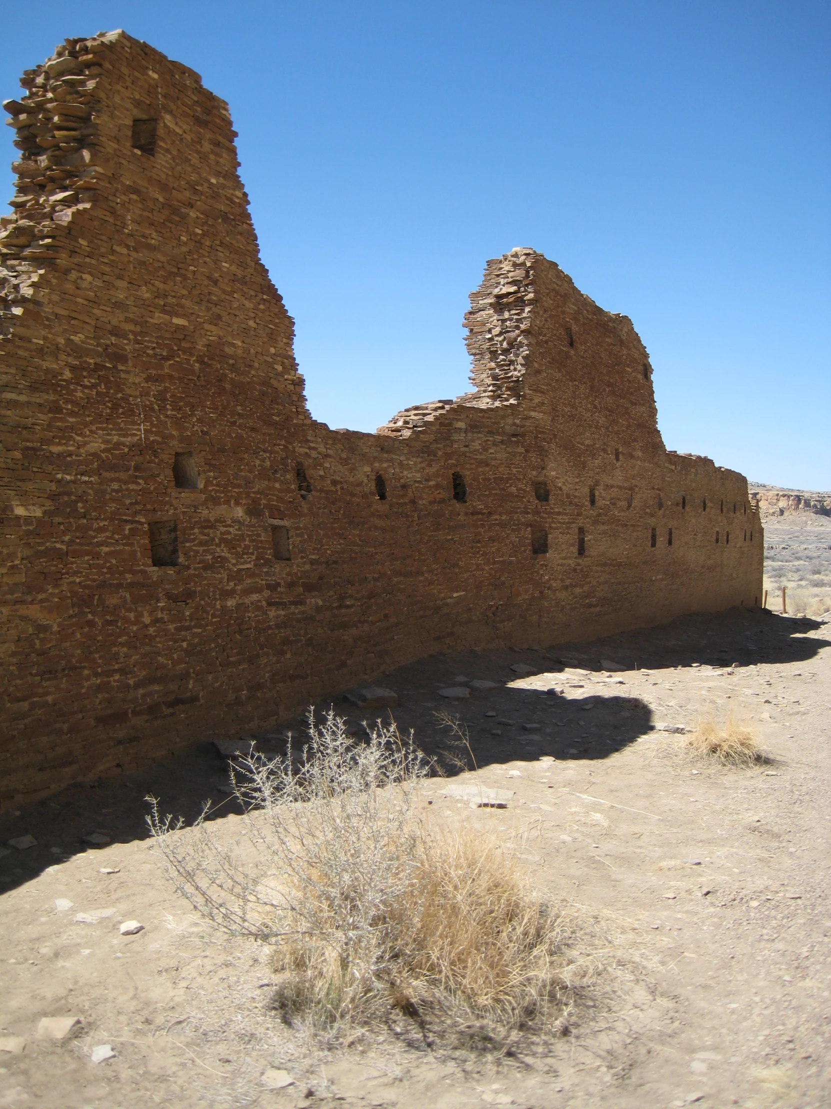 the desert is deserted and is empty