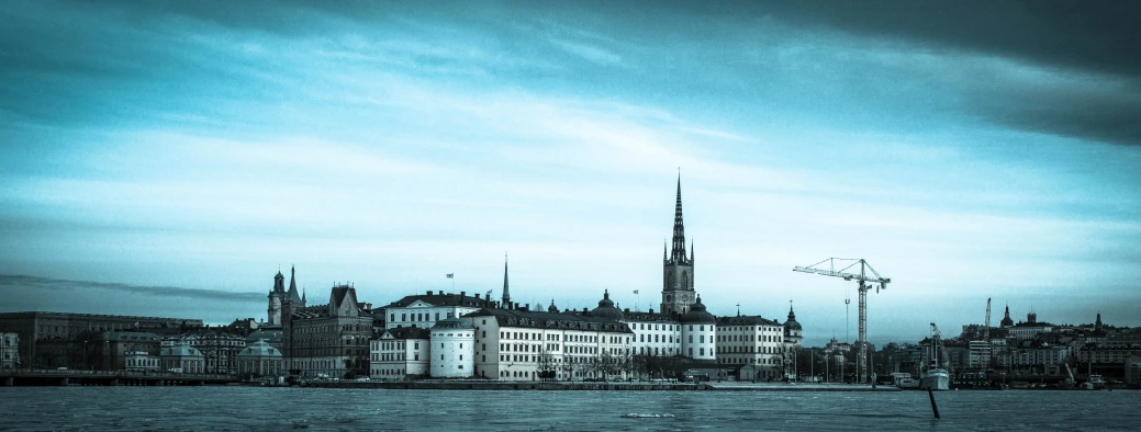 view of some old buildings in the background