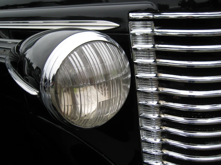 front grills and emblem of an old fashioned car