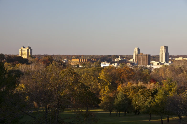 an image of a city on a sunny day