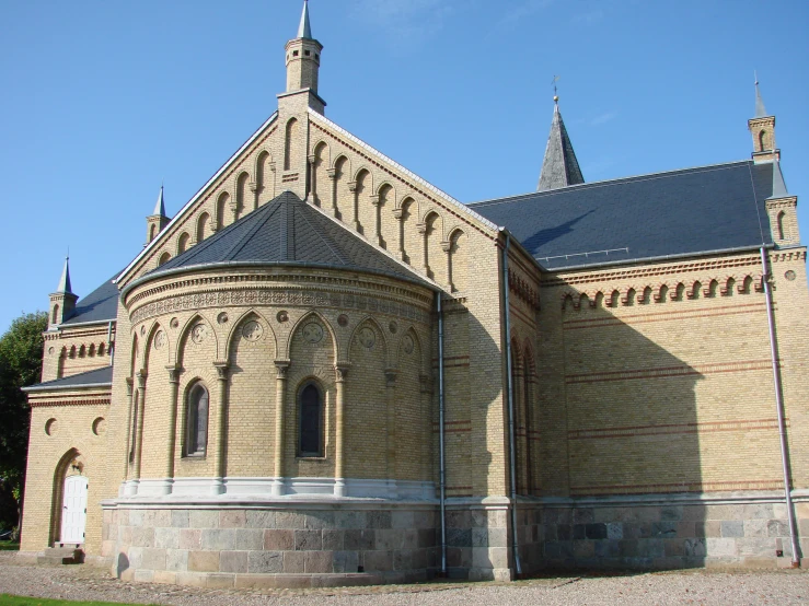 an older style church has two towered towers