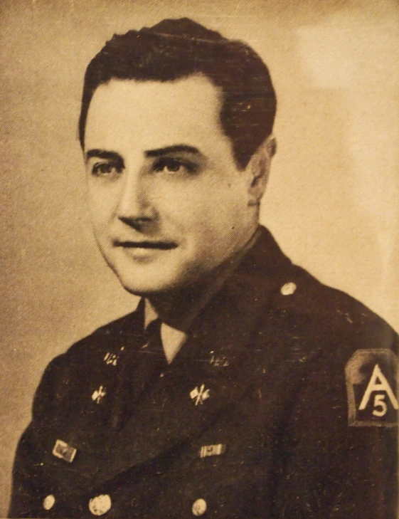 an old po of a man in uniform
