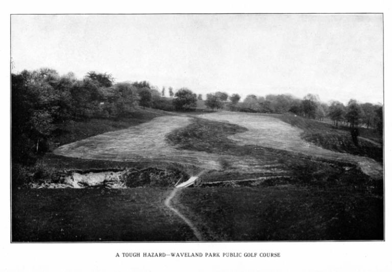 a large black and white image of an area of land