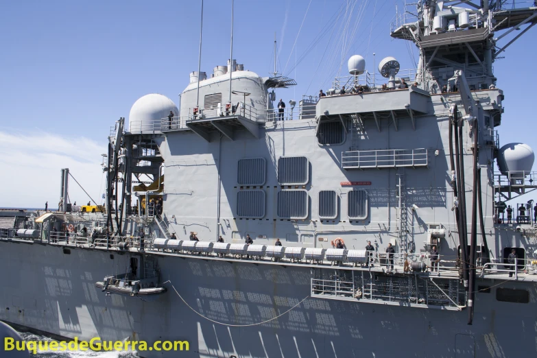 a large ship with all its equipment and controls