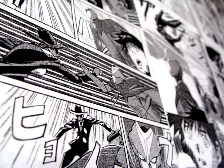the pages of a comic strip showing cartoon characters