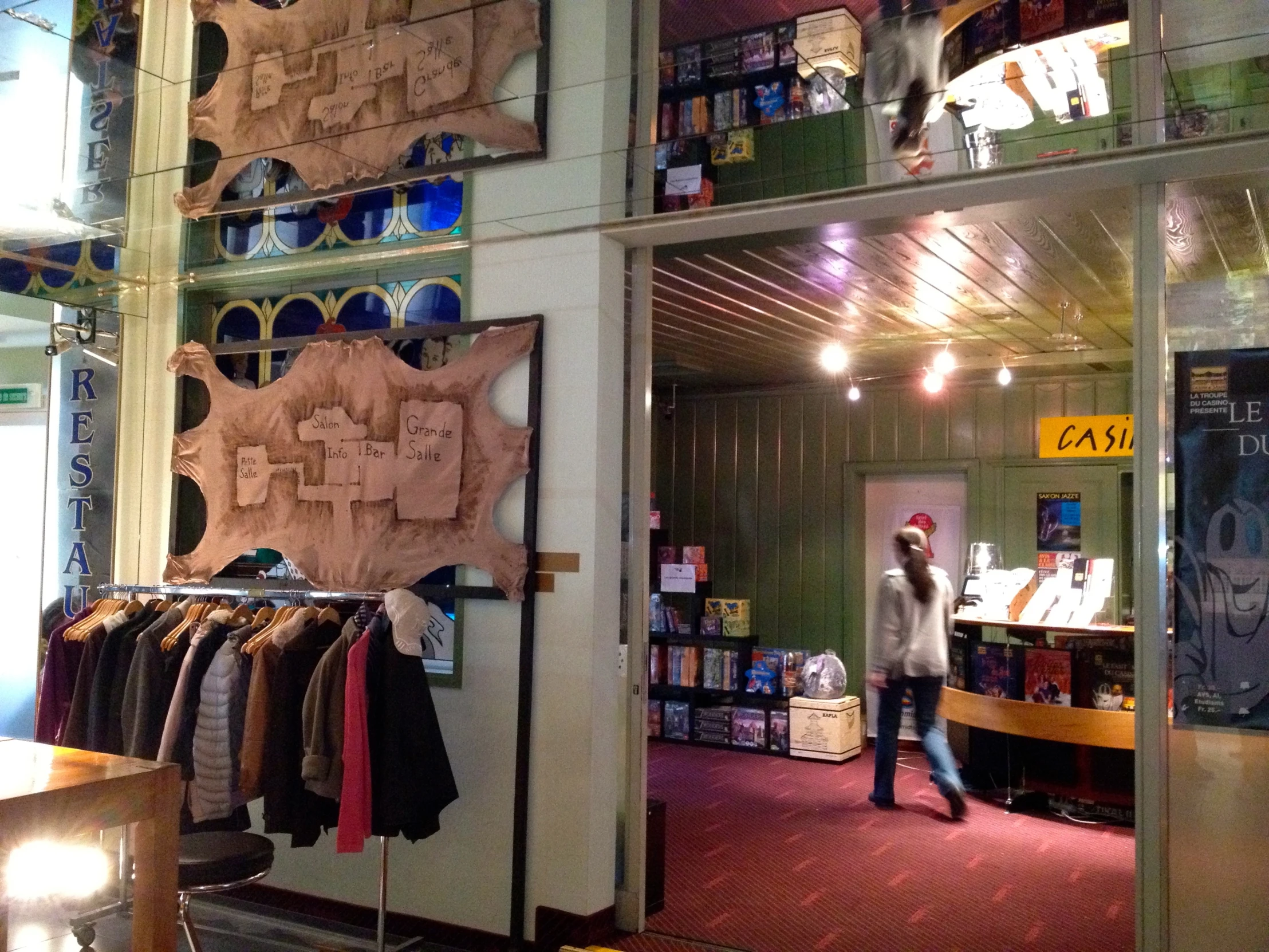 an image of a man in the store looking at clothing