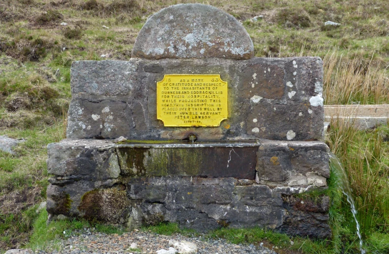 a marker marking the location of the world war two in the countryside