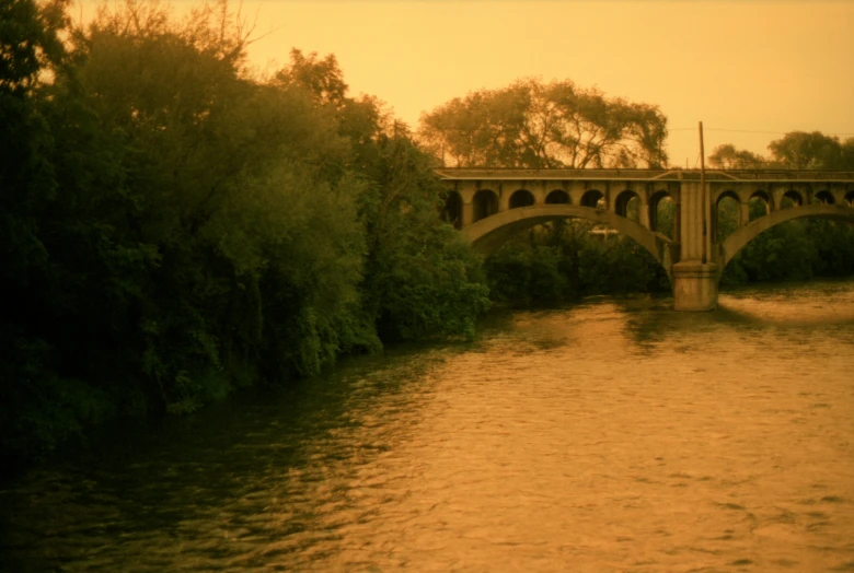 a bridge crossing over a body of water