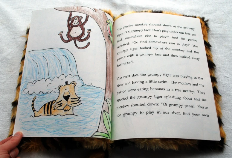 a 's book, with illustrations from the lion and the person