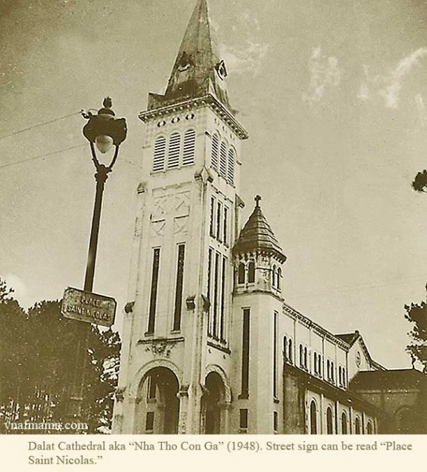 old - time po of the church from the 1950's
