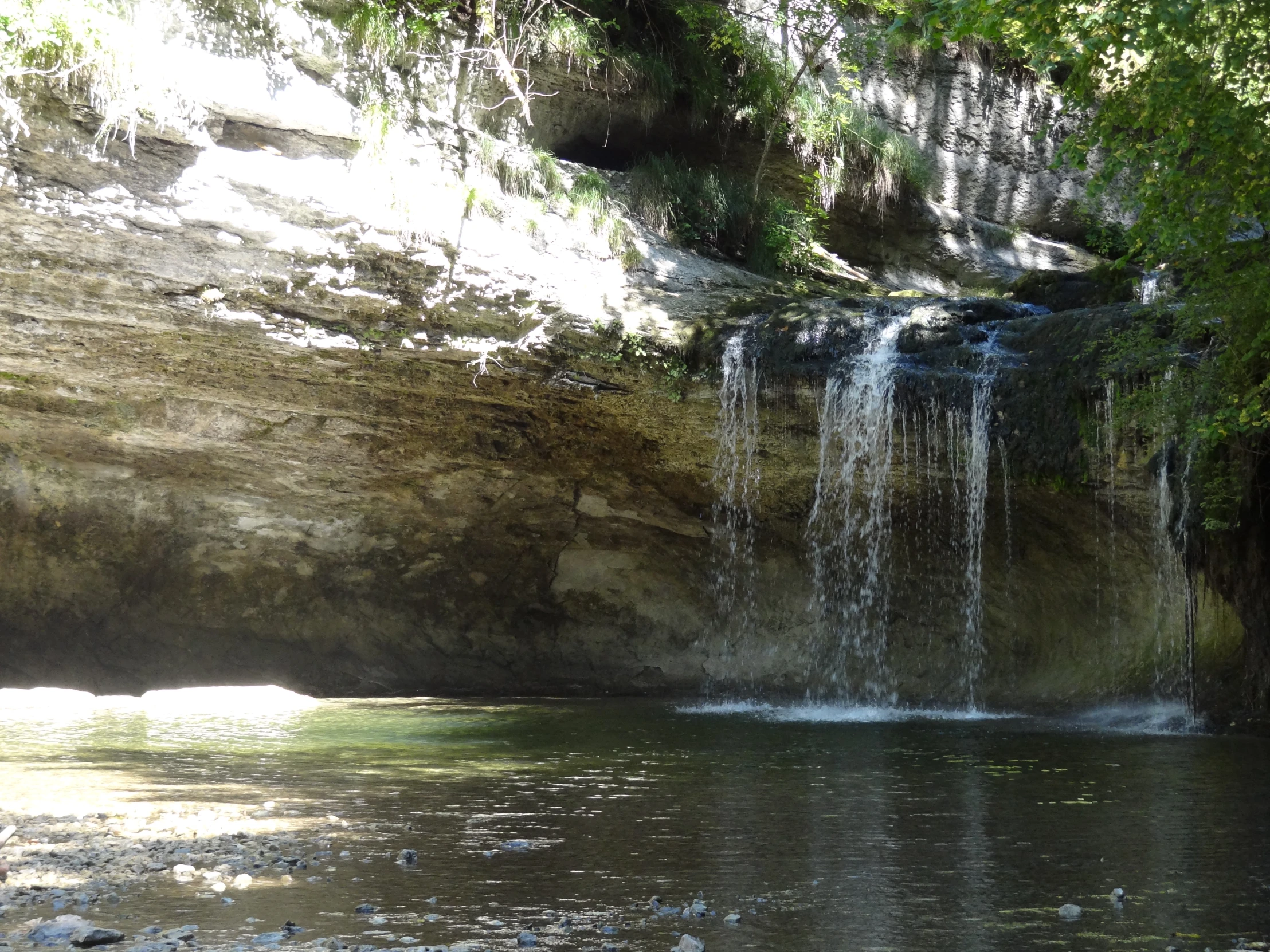 this waterfall looks like it may have been melted