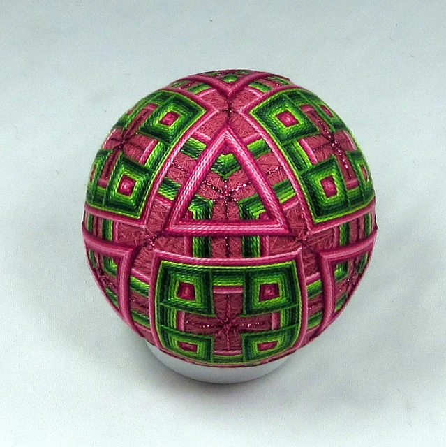 a ball is in the shape of a quilt