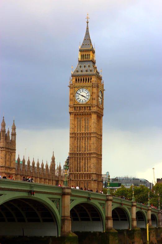 the big ben clock tower towering over the city of london