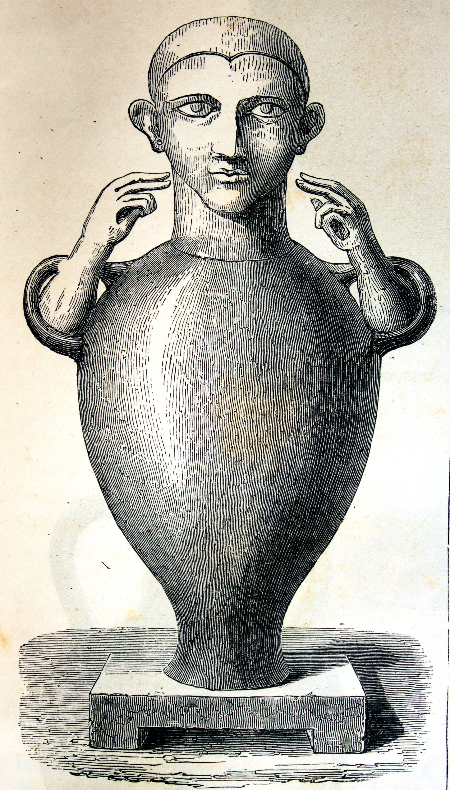 an ink drawing of a vase in a glass vase