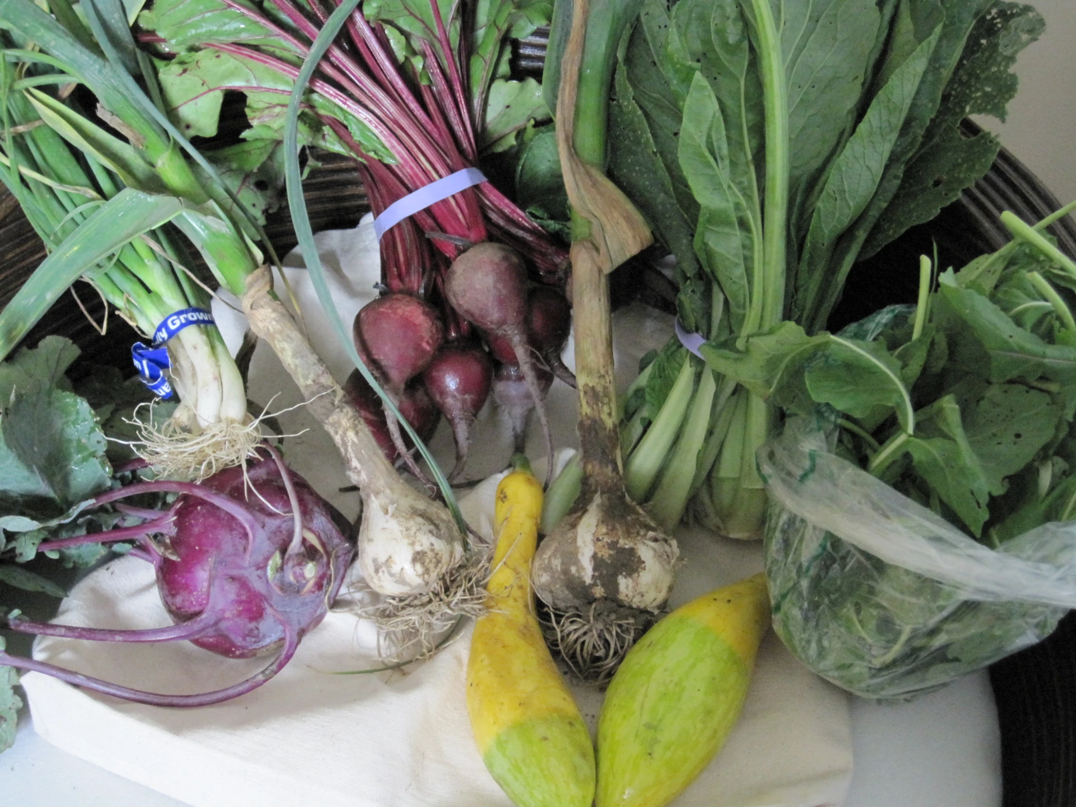 a bunch of vegetables sitting on a table