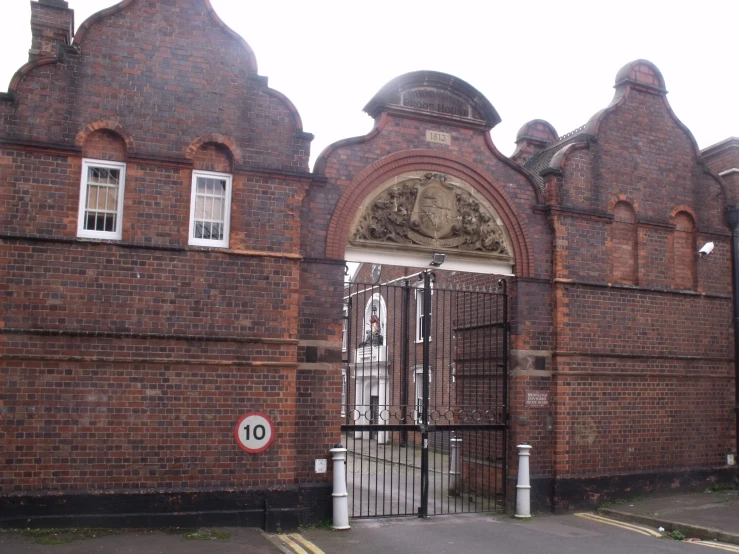 this is an image of a large brick building