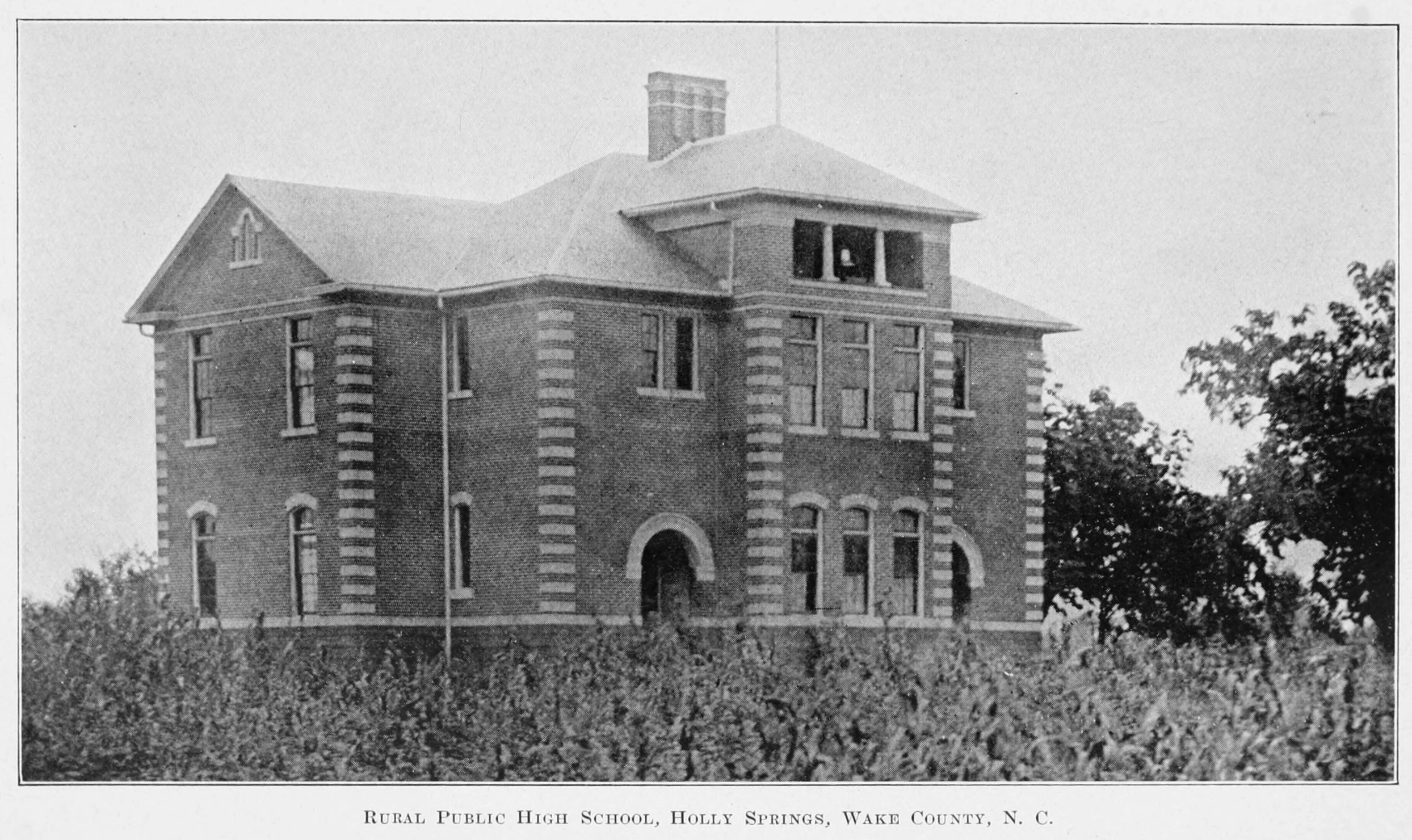 the historic brick building was built in the early 1800's