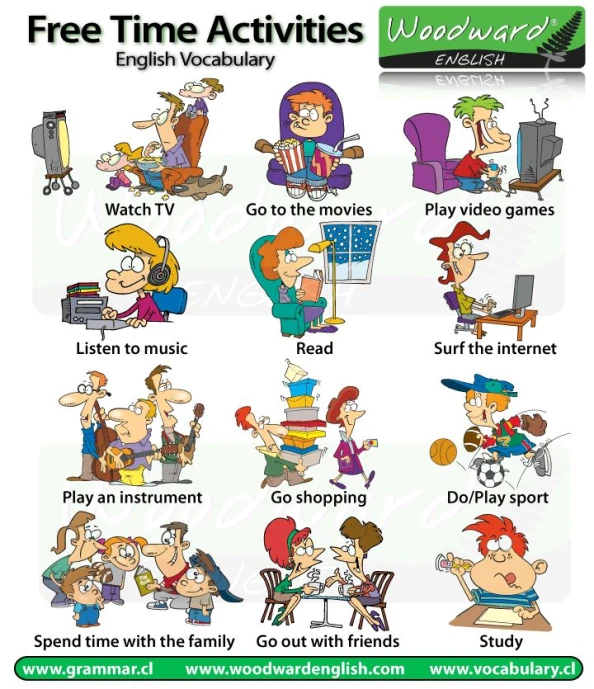 an advertise poster depicting different activities for children