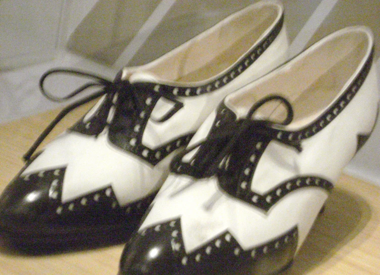 a close up of two pairs of womens shoes