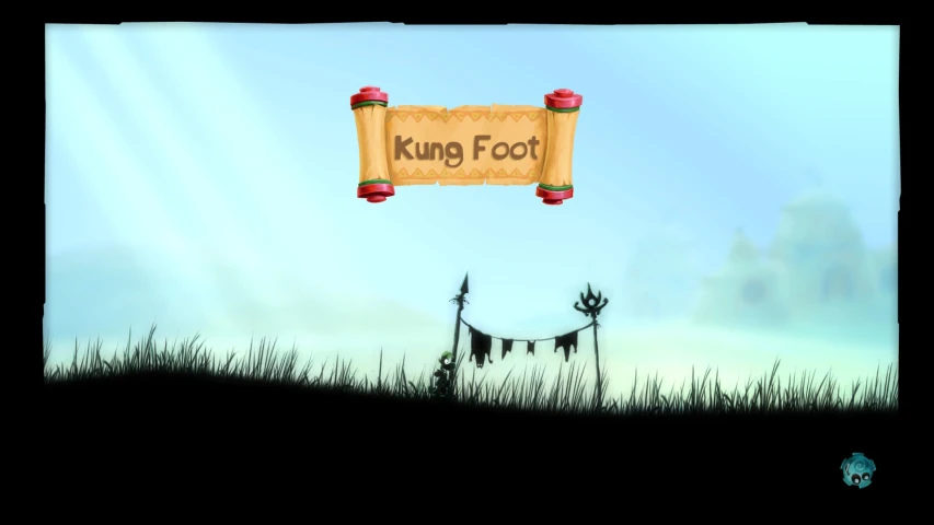 an animation of a king foot sign