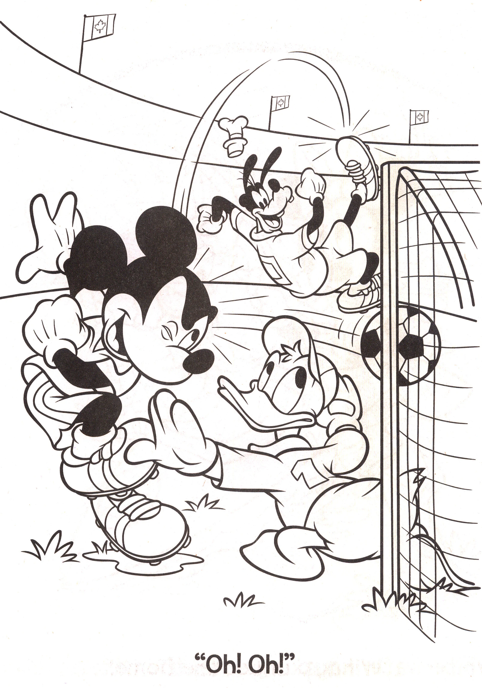 the disney mouse and pluto coloring pages