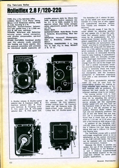 the instruction manual shows how to use an old camera