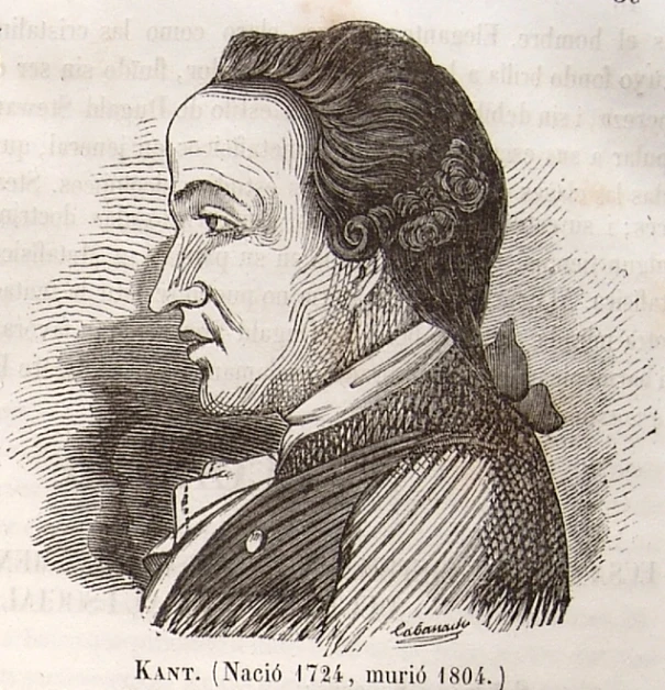 an old engraving of the famous french writer kasper