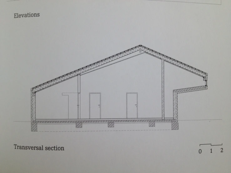 a drawing shows the roof and a plan to install
