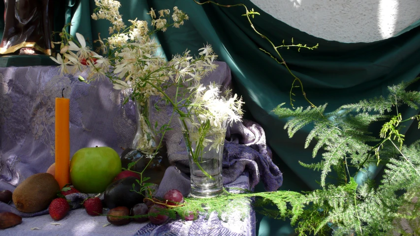 a bunch of different vegetables on a table