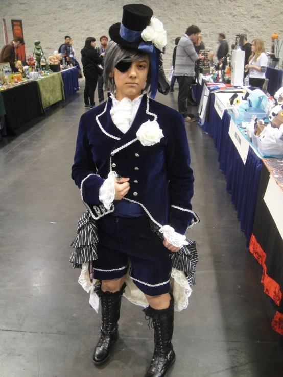 a woman dressed in an elaborately decorated uniform