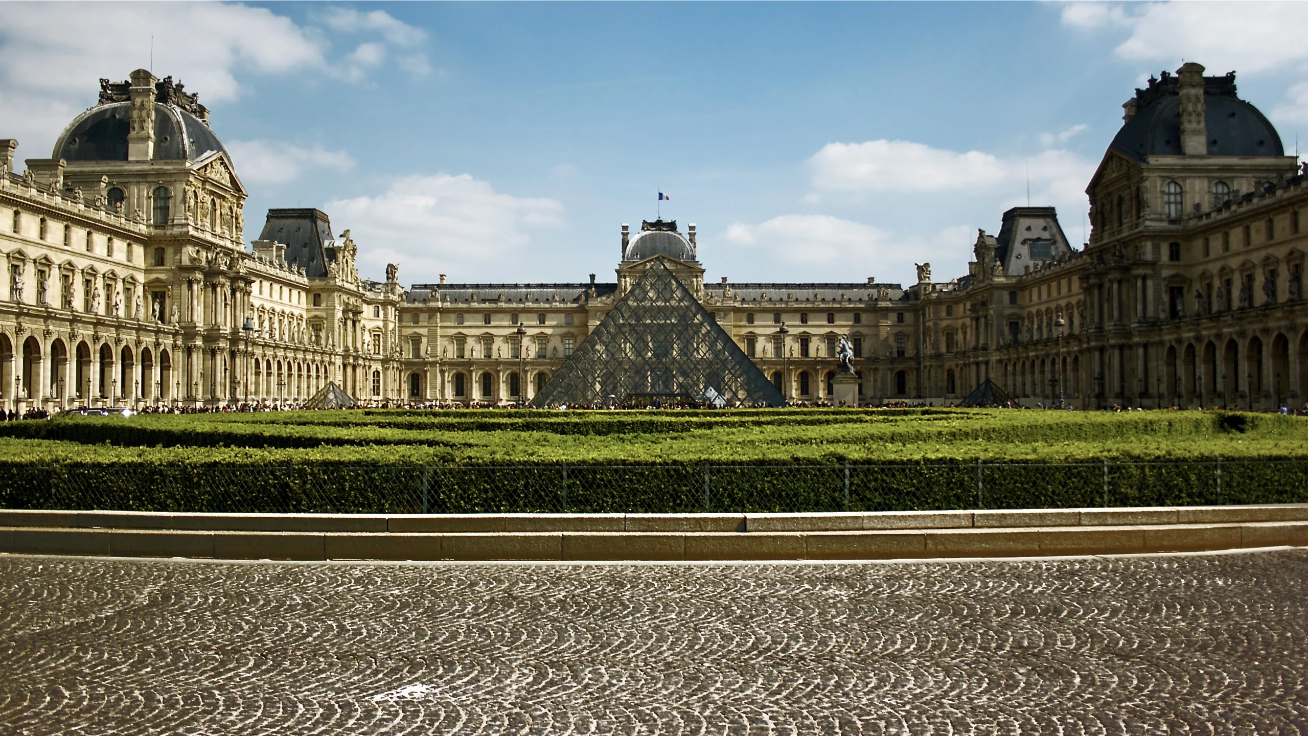 a view of the building at the top of the hill