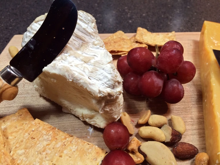 cheese, gs and ers on a  board