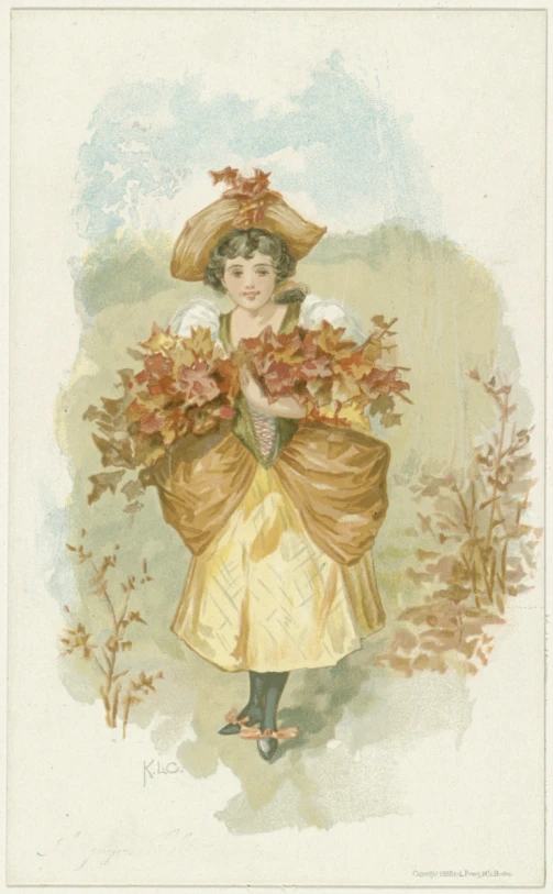 this is a drawing of a girl in costume