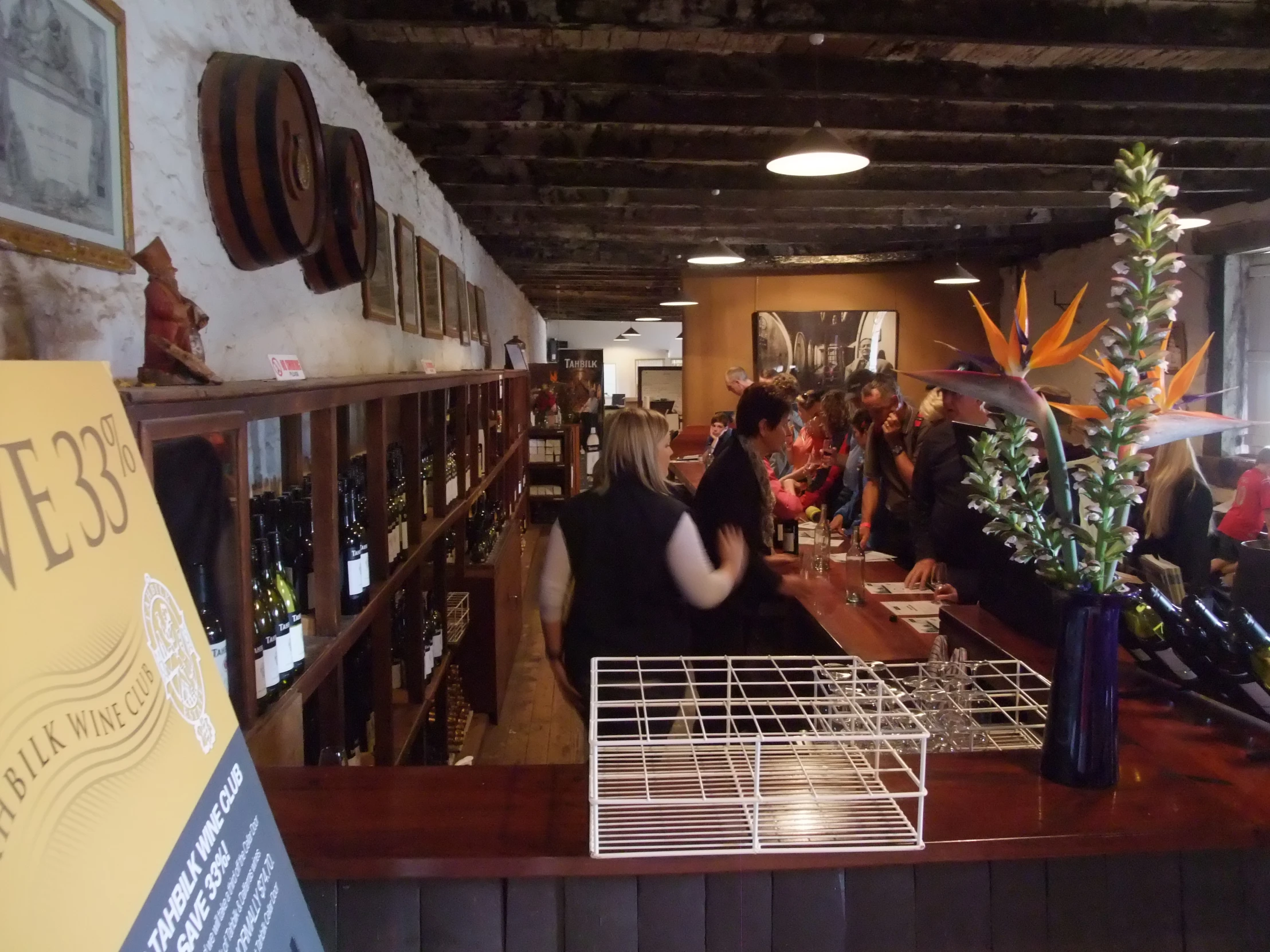 a crowded restaurant with people sitting at their desk