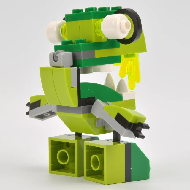 a lego figure sitting on top of two blocks