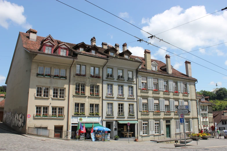 a building with lots of windows that is being built