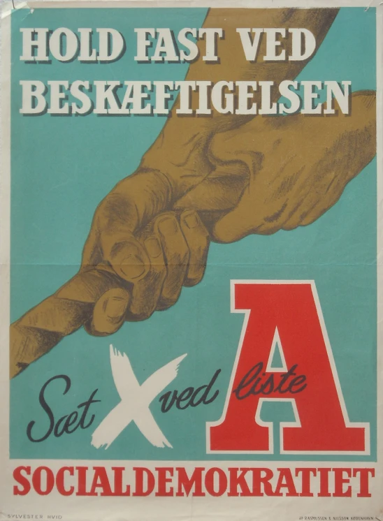 an advertit showing hands of people holding up letters and words